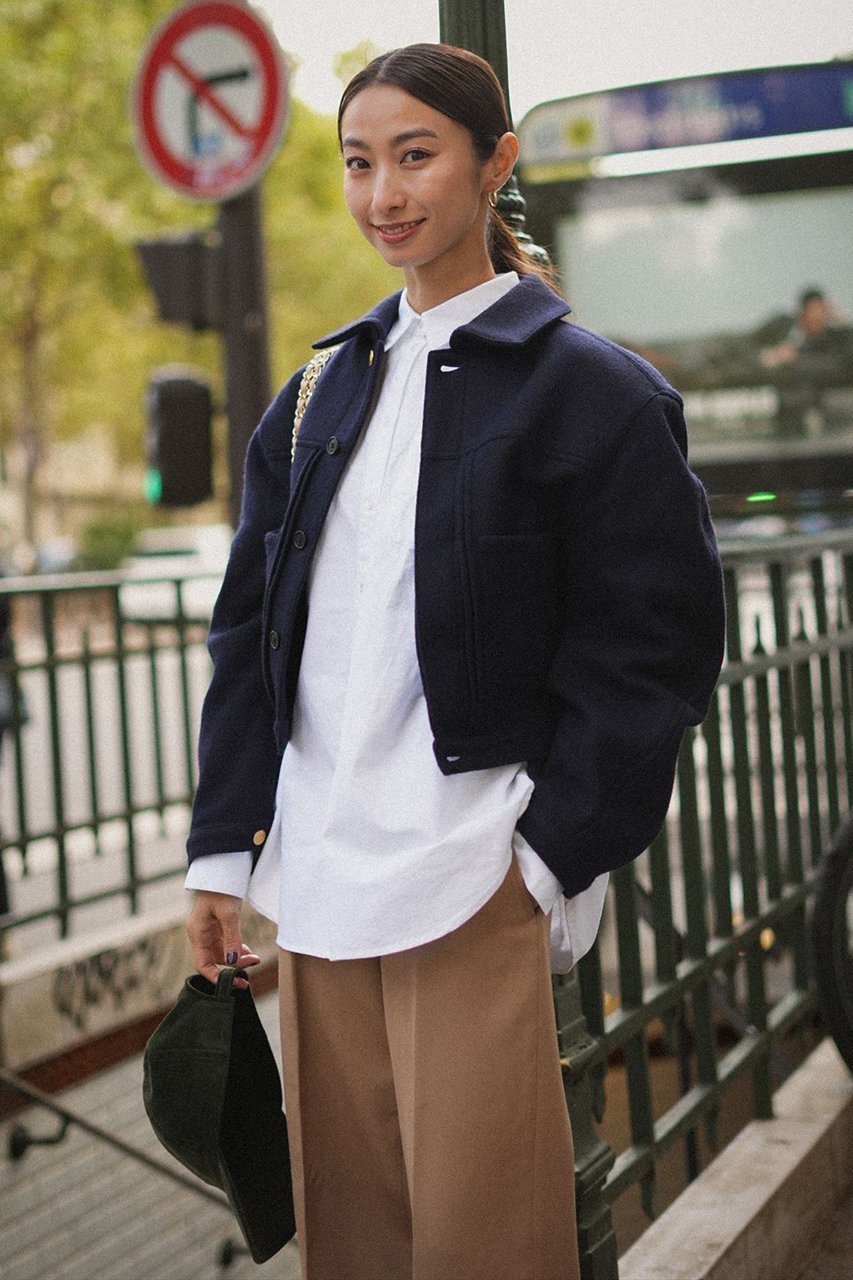 【アロー/aLORS】のBomber cardigan en tricot Cordelia 人気、トレンドファッション・服の通販 founy(ファニー) 　ファッション　Fashion　レディースファッション　Fashion for Women　アウター　Coat / Outerwear Collection　クロップド　Cropped, Short Length　ジャケット　Jacket, Outerwear　デニム　Denim, Jeans Material　other-8|ID: prp329100004171538 ipo3291000000032940195