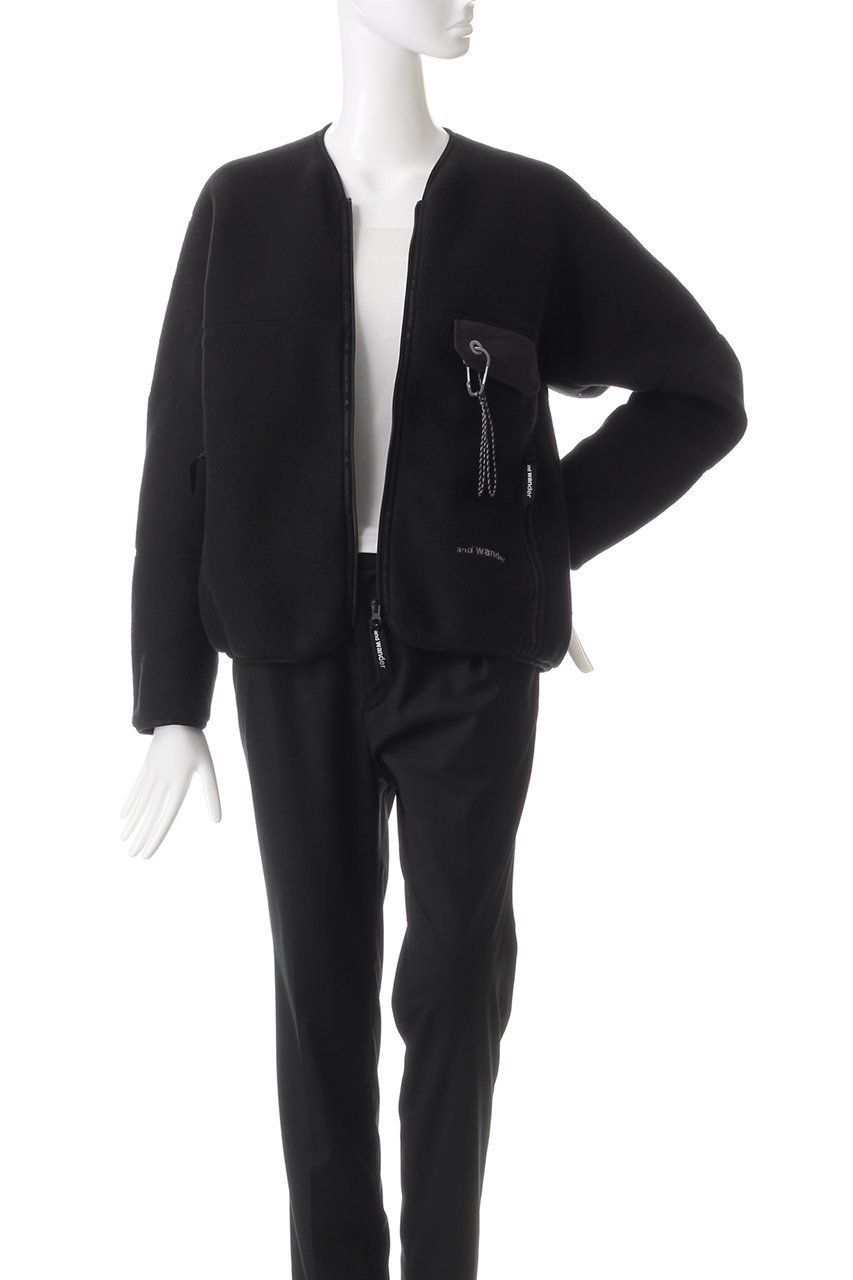 【アンドワンダー/and wander】の【UNISEX】wool fleece cardigan 人気、トレンドファッション・服の通販 founy(ファニー) 　ファッション　Fashion　レディースファッション　Fashion for Women　トップス・カットソー　Cut & Sew Tops　ニット　Knit Tops & Sweaters　カーディガン・羽織り　Layered Style Cardigans　ユニセックス　Unisex, Genderless　アウトドア　Outdoor Clothing　カーディガン　Cardigan, Knitwear　ボトム　Bottoms, Lower Wear　ポケット　Pocket, Pocket Detail　リラックス　Relax, Relaxed Fit　other-7|ID: prp329100004171565 ipo3291000000032926031