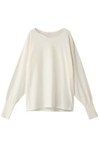 【マノフ/MANOF】のCURVE NECK KNIT TOPS ニット/セーター IVORY|ID:prp329100004172667