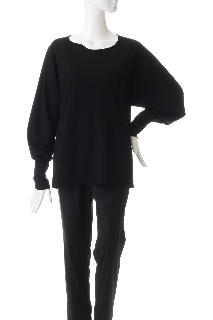 【マノフ/MANOF】のCURVE NECK KNIT TOPS ニット/セーター 人気、トレンドファッション・服の通販 founy(ファニー) 　ファッション　Fashion　レディースファッション　Fashion for Women　トップス・カットソー　Cut & Sew Tops　ニット　Knit Tops & Sweaters　カジュアルプルオーバー・ニットトップス　Pullovers & Knit Tops / Casual Pullovers　インナー　Innerwear　シンプル　Simple, Minimal　スリーブ　Sleeve, Long Sleeve / Short Sleeve　セーター　Sweater, Knitwear　デコルテ　Décolleté, Neckline　フィット　Fit, Slim Fit　ボトム　Bottoms, Lower Wear　other-2|ID: prp329100004172667 ipo3291000000035962772