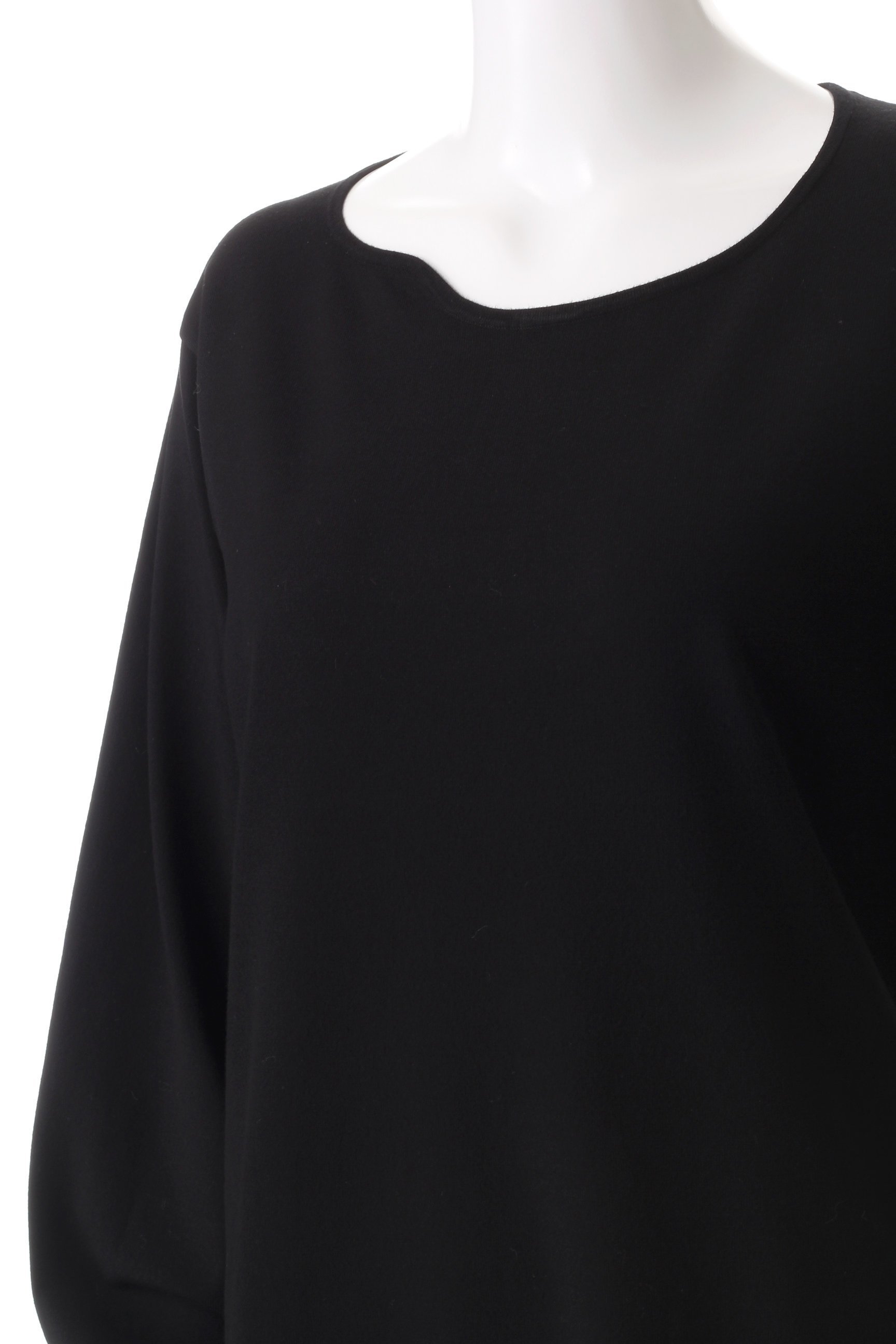 【マノフ/MANOF】のCURVE NECK KNIT TOPS ニット/セーター 人気、トレンドファッション・服の通販 founy(ファニー) 　ファッション　Fashion　レディースファッション　Fashion for Women　トップス・カットソー　Cut & Sew Tops　ニット　Knit Tops & Sweaters　カジュアルプルオーバー・ニットトップス　Pullovers & Knit Tops / Casual Pullovers　インナー　Innerwear　シンプル　Simple, Minimal　スリーブ　Sleeve, Long Sleeve / Short Sleeve　セーター　Sweater, Knitwear　デコルテ　Décolleté, Neckline　フィット　Fit, Slim Fit　ボトム　Bottoms, Lower Wear　other-5|ID: prp329100004172667 ipo3291000000035962776