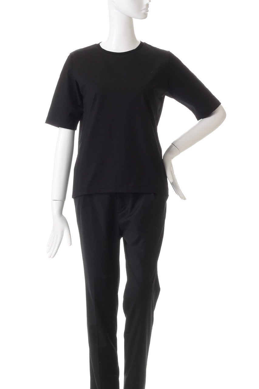 【アルアバイル/allureville】のBASIC T A 人気、トレンドファッション・服の通販 founy(ファニー) 　ファッション　Fashion　レディースファッション　Fashion for Women　トップス・カットソー　Cut & Sew Tops　シャツ・ブラウス・オフィスカジュアル　Elegant Blouses & Button-Ups　ロングTシャツ・Tシャツ　Longline T-Shirts & Tees　カットソー・ベーシックTシャツ　Cut-and-Sewn Tops / Stretch Tees & Basics　インナー　Innerwear　ショート　Short, Short Length　シンプル　Simple, Minimal　スリーブ　Sleeve, Long Sleeve / Short Sleeve　半袖　Short Sleeve, Half Sleeve　定番　Standard, Basic Item　無地　Plain, Solid Color　other-2|ID: prp329100004172674 ipo3291000000032894993