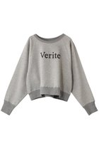 【アルアバイル/allureville】のスウェットPO VERITE 人気、トレンドファッション・服の通販 founy(ファニー) ファッション Fashion レディースファッション WOMEN トップス・カットソー Tops/Tshirt シャツ/ブラウス Shirts/Blouses パーカ Sweats ロング / Tシャツ T-Shirts スウェット Sweat カットソー Cut and Sewn ショート Short スウェット Sweat スリーブ Sleeve バランス Balance フロント Front ボトム Bottom ロング Long 今季 This Season 定番 Standard NEW・新作・新着・新入荷 New Arrivals thumbnail グレー|ID: prp329100004172675 ipo3291000000028890003