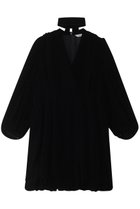 【クラネ/CLANE】のVELOUR BALLOON MINI ONEPIECE ワンピース BLACK|ID:prp329100004172677