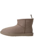 【テンパレイト/TEMPERATE】のMURPHY フェイクムートンブーツ(レイン対応) 人気、トレンドファッション・服の通販 founy(ファニー) ファッション Fashion レディースファッション Fashion for Women フェイクファー Faux Fur, Imitation Fur ムートン Shearling, Mouton リボン Ribbon, Bow ループ Loop, Loop Knit レイン Rain, Rainproof thumbnail グレー|ID: prp329100004172690 ipo3291000000032858405