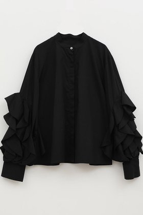 【ハー/HER.】のラッフルスリーブシャツブラウス 人気、トレンドファッション・服の通販 founy(ファニー) ファッション Fashion レディースファッション WOMEN トップス・カットソー Tops/Tshirt シャツ/ブラウス Shirts/Blouses インナー Inner スリーブ Sleeve ベスト Vest ロング Long 再入荷 Restock/Back In Stock/Re Arrival |ID:prp329100004173226