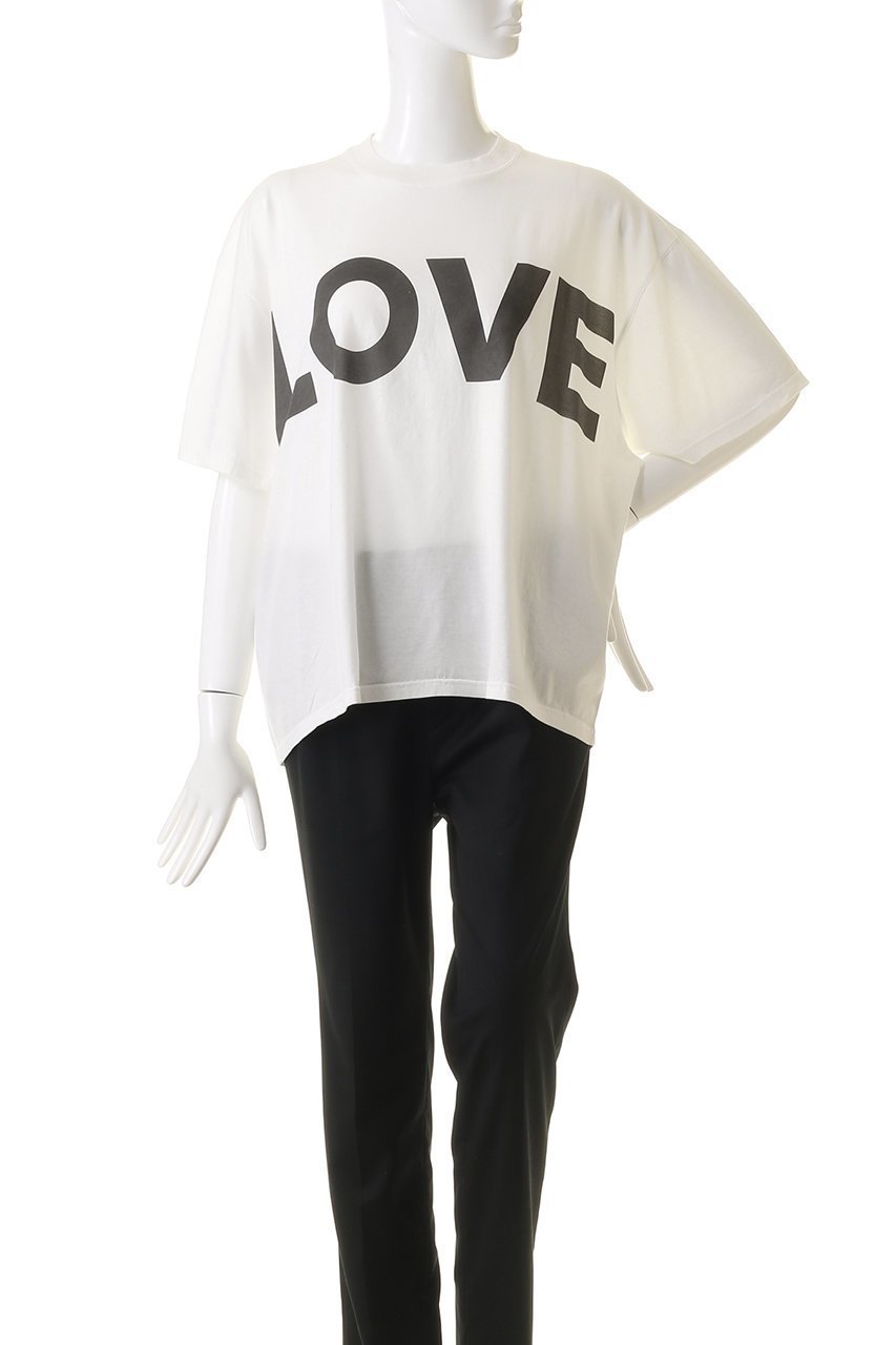 【サードマガジン/THIRD MAGAZINE】の【別注】KATHARINE HAMNETT”LOVE”Tシャツ 人気、トレンドファッション・服の通販 founy(ファニー) ファッション Fashion レディースファッション Fashion for Women トップス・カットソー Cut & Sew Tops シャツ・ブラウス・オフィスカジュアル Elegant Blouses & Button-Ups ロングTシャツ・Tシャツ Longline T-Shirts & Tees カットソー・ベーシックTシャツ Cut-and-Sewn Tops / Stretch Tees & Basics ショート Short, Short Length シンプル Simple, Minimal スリーブ Sleeve, Long Sleeve / Short Sleeve 別注 Limited Edition, Custom Order other-2|ID: prp329100004173243 ipo3291000000032854419