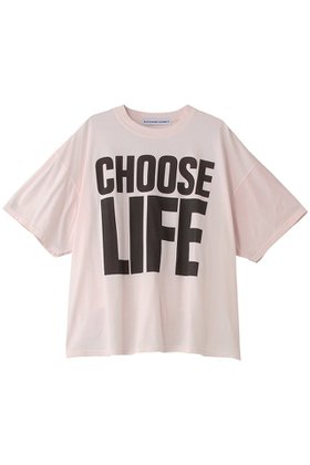 【サードマガジン/THIRD MAGAZINE】 【別注】KATHARINE HAMNETT”CHOOSE LIFE”Tシャツ人気、トレンドファッション・服の通販 founy(ファニー) ファッション Fashion レディースファッション WOMEN トップス・カットソー Tops/Tshirt シャツ/ブラウス Shirts/Blouses ロング / Tシャツ T-Shirts カットソー Cut and Sewn ショート Short スリーブ Sleeve フロント Front ボトム Bottom 別注 Special Order NEW・新作・新着・新入荷 New Arrivals |ID:prp329100004173244