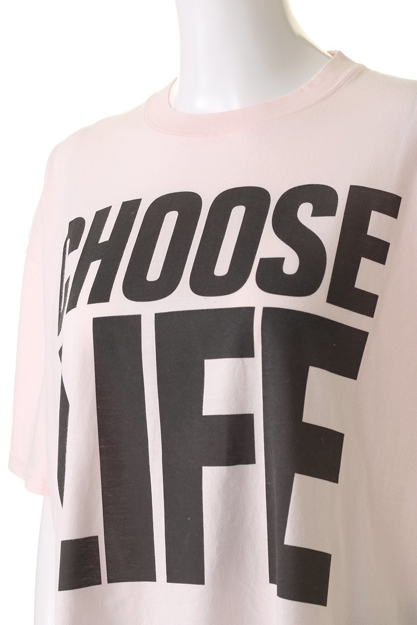 【サードマガジン/THIRD MAGAZINE】の【別注】KATHARINE HAMNETT”CHOOSE LIFE”Tシャツ 人気、トレンドファッション・服の通販 founy(ファニー) 　ファッション　Fashion　レディースファッション　Fashion for Women　トップス・カットソー　Cut & Sew Tops　シャツ・ブラウス・オフィスカジュアル　Elegant Blouses & Button-Ups　ロングTシャツ・Tシャツ　Longline T-Shirts & Tees　カットソー・ベーシックTシャツ　Cut-and-Sewn Tops / Stretch Tees & Basics　ショート　Short, Short Length　スリーブ　Sleeve, Long Sleeve / Short Sleeve　フロント　Front, Front Design　ボトム　Bottoms, Lower Wear　別注　Limited Edition, Custom Order　other-5|ID: prp329100004173244 ipo3291000000032795894