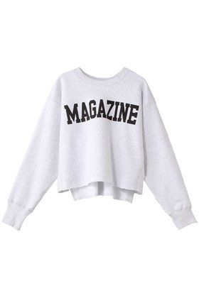 【サードマガジン/THIRD MAGAZINE】 ロゴボクシースウェット人気、トレンドファッション・服の通販 founy(ファニー) ファッション Fashion レディースファッション Fashion for Women トップス・カットソー Cut & Sew Tops シャツ・ブラウス・オフィスカジュアル Elegant Blouses & Button-Ups レディースパーカー・カジュアルフーディー Casual Hoodies & Sweatshirts ロングTシャツ・Tシャツ Longline T-Shirts & Tees スウェット・クルーネックトップス Sweatshirts & Crewnecks / Relaxed Fit Sweat Tops カットソー・ベーシックTシャツ Cut-and-Sewn Tops / Stretch Tees & Basics スウェット / スエット Sweatshirt, Sweatwear トレンド Trend, Trending Now フロント Front, Front Design |ID:prp329100004173245