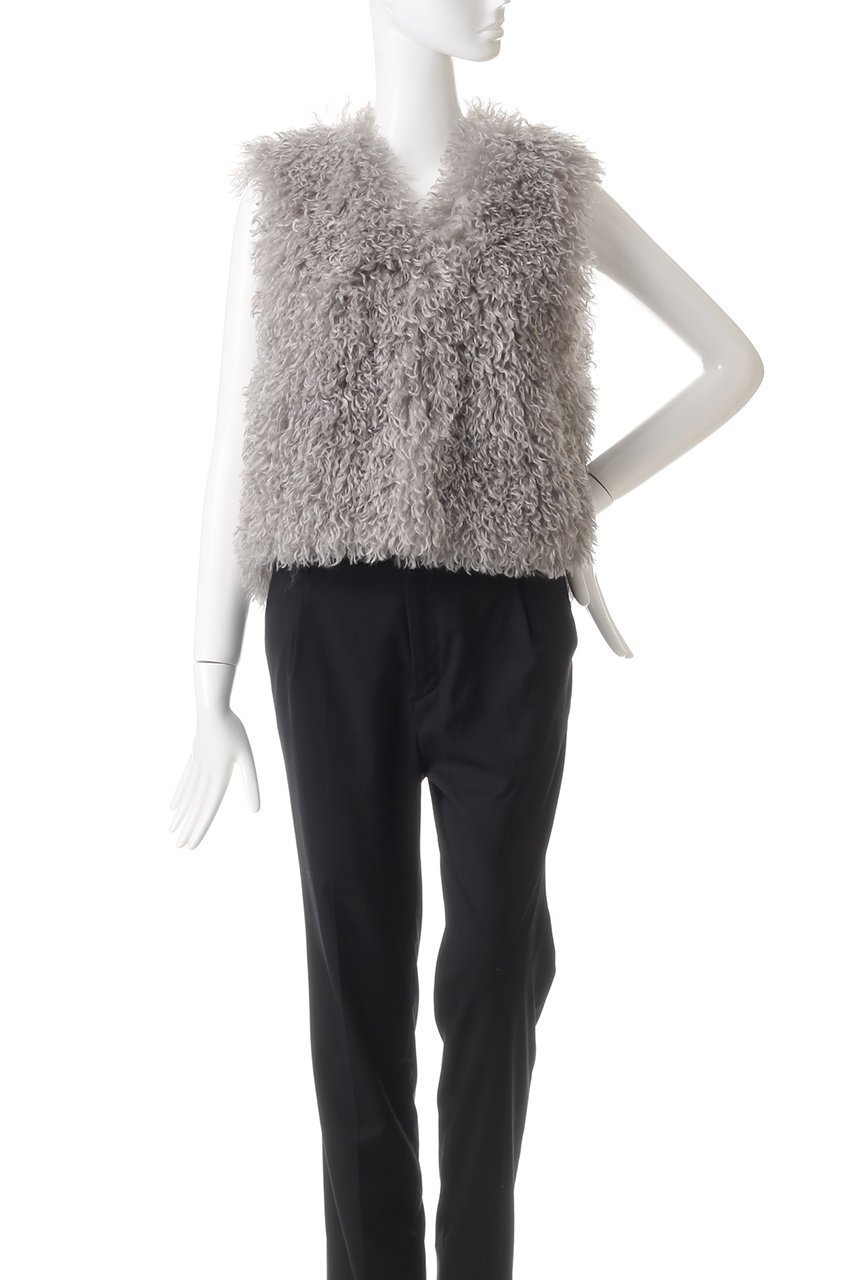 【スリー ドッツ/three dots】のウェイビーファー ショートジレ 人気、トレンドファッション・服の通販 founy(ファニー) 　ファッション　Fashion　レディースファッション　Fashion for Women　アウター　Coat / Outerwear Collection　レディースジャケット・軽アウター　Jackets　シンプル　Simple, Minimal　ジャケット　Jacket, Outerwear　パーティ　Party, Party Style　ベスト　Vest, Waistcoat　ベーシック　Basic, Essential　A/W・秋冬　Autumn/Winter　other-2|ID: prp329100004173269 ipo3291000000035978367