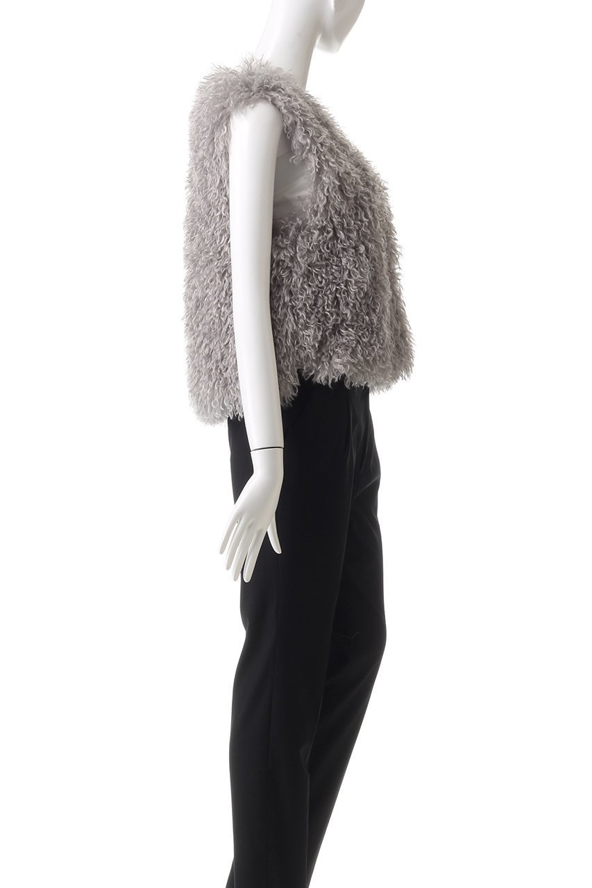 【スリー ドッツ/three dots】のウェイビーファー ショートジレ 人気、トレンドファッション・服の通販 founy(ファニー) 　ファッション　Fashion　レディースファッション　Fashion for Women　アウター　Coat / Outerwear Collection　レディースジャケット・軽アウター　Jackets　シンプル　Simple, Minimal　ジャケット　Jacket, Outerwear　パーティ　Party, Party Style　ベスト　Vest, Waistcoat　ベーシック　Basic, Essential　A/W・秋冬　Autumn/Winter　other-3|ID: prp329100004173269 ipo3291000000035978368