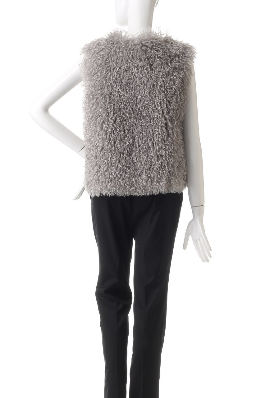 【スリー ドッツ/three dots】のウェイビーファー ショートジレ 人気、トレンドファッション・服の通販 founy(ファニー) 　ファッション　Fashion　レディースファッション　Fashion for Women　アウター　Coat / Outerwear Collection　レディースジャケット・軽アウター　Jackets　シンプル　Simple, Minimal　ジャケット　Jacket, Outerwear　パーティ　Party, Party Style　ベスト　Vest, Waistcoat　ベーシック　Basic, Essential　A/W・秋冬　Autumn/Winter　other-4|ID: prp329100004173269 ipo3291000000035978369