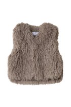 【スリー ドッツ/three dots】のウェイビーファー ショートジレ 人気、トレンドファッション・服の通販 founy(ファニー) ファッション Fashion レディースファッション Fashion for Women アウター Coat / Outerwear Collection レディースジャケット・軽アウター Jackets シンプル Simple, Minimal ジャケット Jacket, Outerwear パーティ Party, Party Style ベスト Vest, Waistcoat ベーシック Basic, Essential A/W・秋冬 Autumn/Winter thumbnail グレーベージュ|ID: prp329100004173269 ipo3291000000036778527