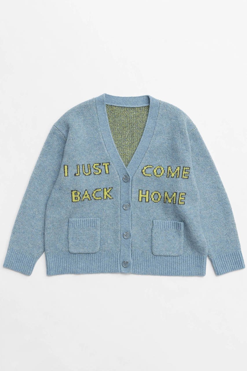 【メゾンスペシャル/MAISON SPECIAL】のLogo Jacquard Knit Cardigan/ロゴジャガードニットカーデ インテリア・キッズ・メンズ・レディースファッション・服の通販 founy(ファニー) 　ファッション　Fashion　レディースファッション　Fashion for Women　トップス・カットソー　Cut & Sew Tops　ニット　Knit Tops & Sweaters　カーディガン・羽織り　Layered Style Cardigans　カーディガン　Cardigan, Knitwear　ポケット　Pocket, Pocket Detail　BLU(ブルー)|ID: prp329100004173945 ipo3291000000032965024
