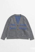 【メゾンスペシャル/MAISON SPECIAL】のLogo Jacquard Knit Cardigan/ロゴジャガードニットカーデ GRY(グレー)|ID: prp329100004173945 ipo3291000000034909761