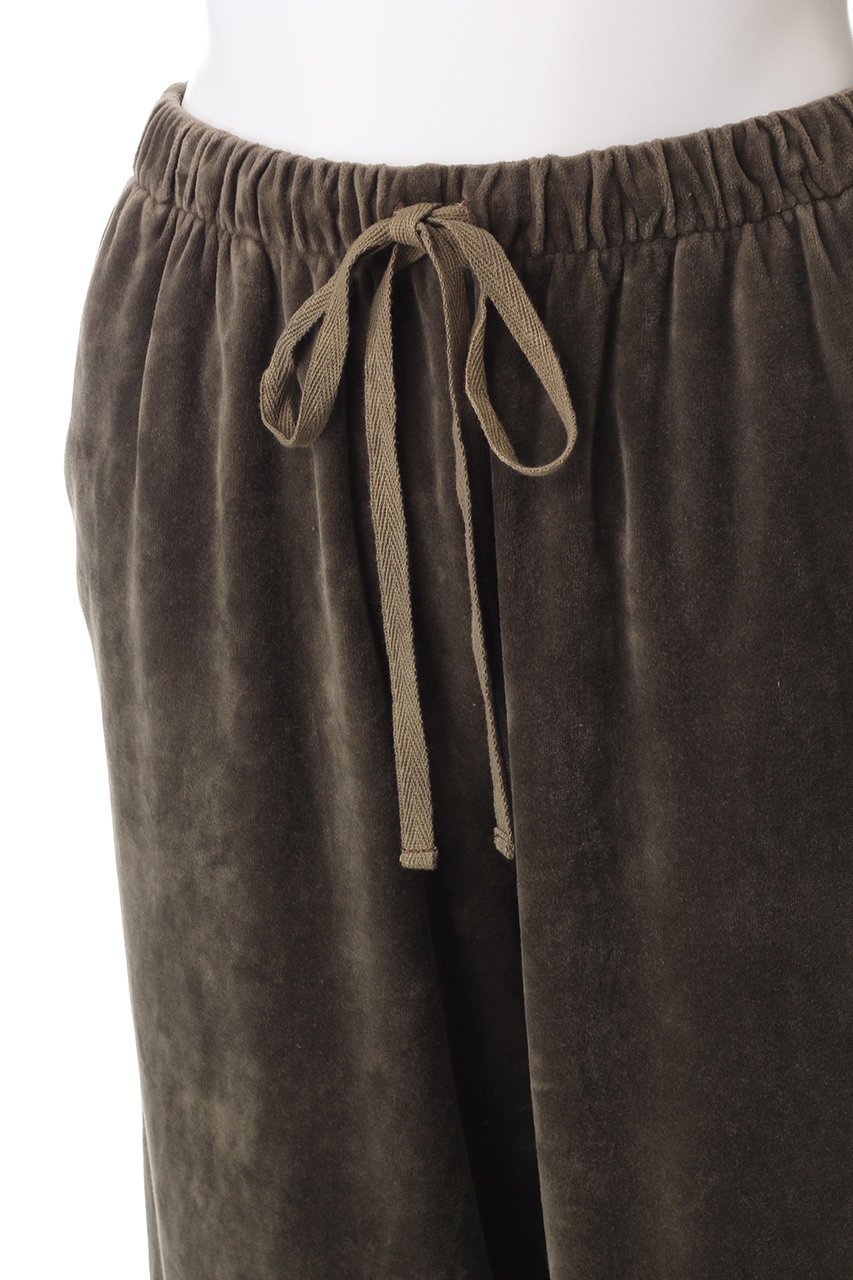 【マリリンムーン/MARILYN MOON】の【WALANCE】コットンベロアワイドパンツ 人気、トレンドファッション・服の通販 founy(ファニー) 　ファッション　Fashion　レディースファッション　Fashion for Women　パンツ　Pants & Trousers　なめらか　Smooth, Silky Texture　シンプル　Simple, Minimal　スウェット / スエット　Sweatshirt, Sweatwear　ベロア　Velour, Soft Velvet　ワイド　Wide, Wide Fit　エレガント 上品　Elegant　other-5|ID: prp329100004173946 ipo3291000000036062769