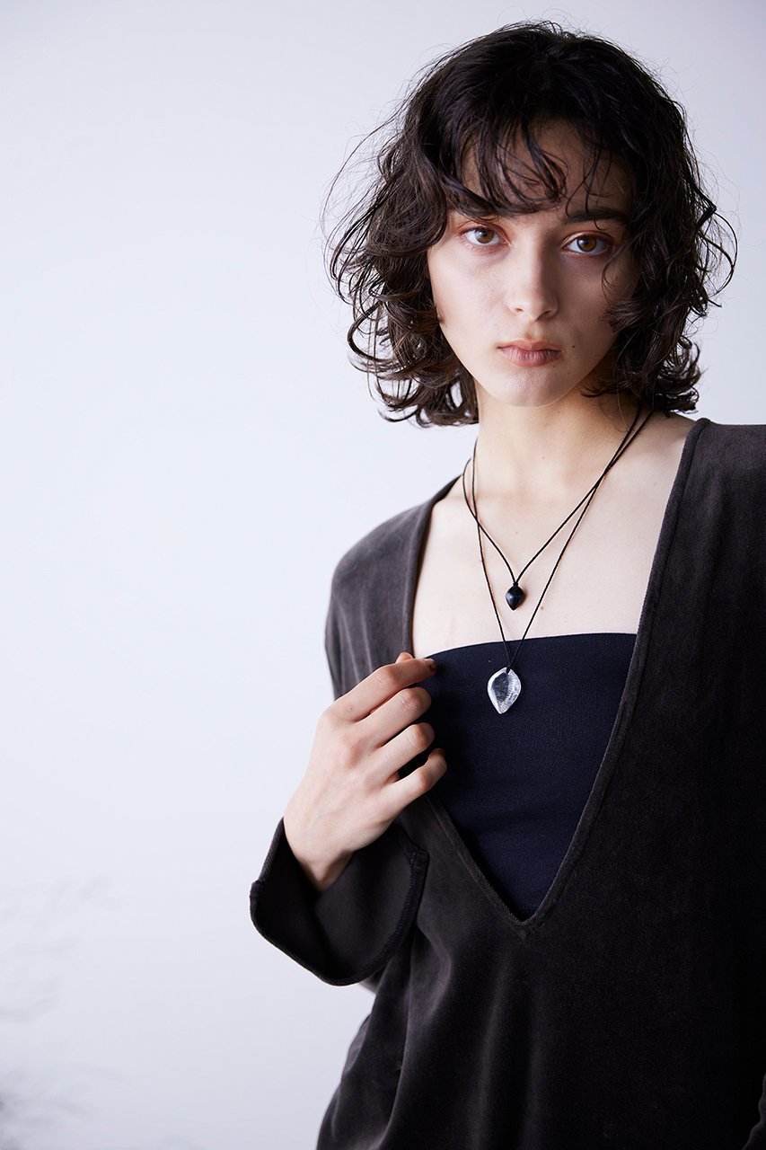 【マリリンムーン/MARILYN MOON】の【WALANCE】コットンベロアディープVネックドレス 人気、トレンドファッション・服の通販 founy(ファニー) 　ファッション　Fashion　レディースファッション　Fashion for Women　ワンピース　Dresses　フォーマル・パーティードレス・結婚式用ドレス　Elegant & Casual Dresses　チュニック　Tunic Tops & Dresses　なめらか　Smooth, Silky Texture　インナー　Innerwear　シンプル　Simple, Minimal　スリット　Slit, Slit Detail　チュニック　Tunic, Long Top　ドレス　Dress, One-Piece　パターン　Pattern, Design Print　ロング　Long, Long-Length　other-6|ID: prp329100004173947 ipo3291000000032890032