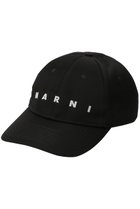 【マルニ/MARNI】のロゴ刺しゅうナイロンキャップ ブラック|ID: prp329100004173959 ipo3291000000028924697