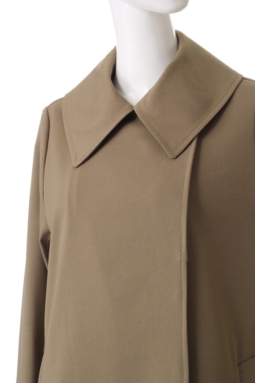【ミズイロ インド/mizuiro ind】のpolyester trench CT コート 人気、トレンドファッション・服の通販 founy(ファニー) 　ファッション　Fashion　レディースファッション　Fashion for Women　アウター　Coat / Outerwear Collection　コート・ロングコート・ピーコート　Long Coats, Peacoats & More　シンプル　Simple, Minimal　ストレッチ　Stretch, Stretchy Fabric　ミドル　Middle Length, Mid Height　ロング　Long, Long-Length　エレガント 上品　Elegant　other-5|ID: prp329100004173992 ipo3291000000035900734