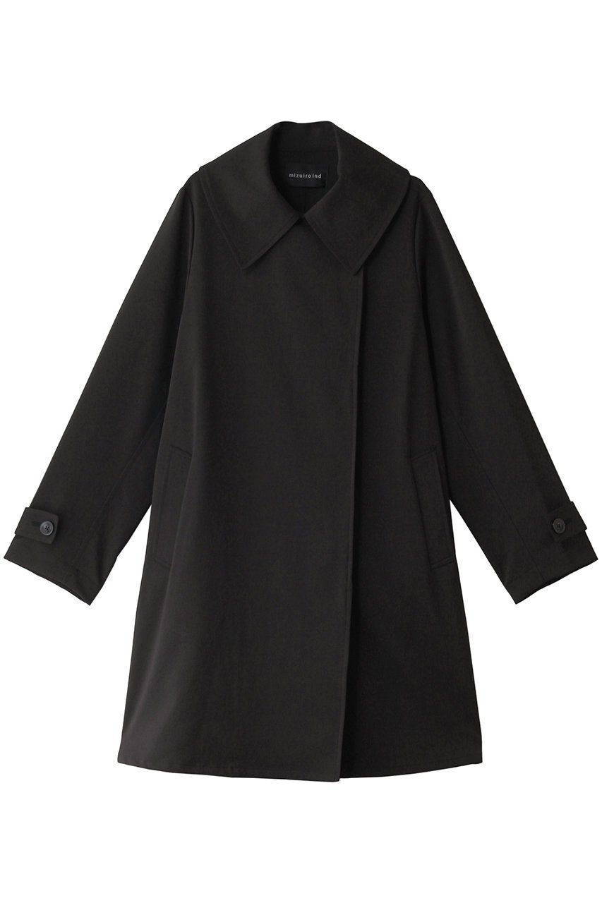 【ミズイロ インド/mizuiro ind】のpolyester trench CT コート インテリア・キッズ・メンズ・レディースファッション・服の通販 founy(ファニー) ファッション Fashion レディースファッション Fashion for Women アウター Coat / Outerwear Collection コート・ロングコート・ピーコート Long Coats, Peacoats & More シンプル Simple, Minimal ストレッチ Stretch, Stretchy Fabric ミドル Middle Length, Mid Height ロング Long, Long-Length エレガント 上品 Elegant c.gray|ID: prp329100004173992 ipo3291000000036515264