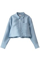 【ランバン オン ブルー/LANVIN en Bleu】のシルキーダブルクロスショートシャツ 人気、トレンドファッション・服の通販 founy(ファニー) ファッション Fashion レディースファッション WOMEN トップス・カットソー Tops/Tshirt シャツ/ブラウス Shirts/Blouses なめらか Smooth アシンメトリー Asymmetry シルク Silk スリーブ Sleeve バランス Balance ファブリック Fabric フレア Flare フロント Front ロング Long エレガント 上品 Elegant NEW・新作・新着・新入荷 New Arrivals thumbnail サックス|ID: prp329100004173997 ipo3291000000028924806