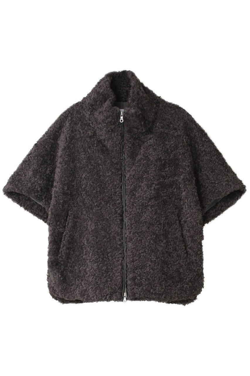 【スリー ドッツ/three dots】のプードルボア ポンチョベスト インテリア・キッズ・メンズ・レディースファッション・服の通販 founy(ファニー) 　ファッション　Fashion　レディースファッション　Fashion for Women　アウター　Coat / Outerwear Collection　レディースジャケット・軽アウター　Jackets　ポンチョ・ケープコート　Ponchos & Capes　おすすめ　Recommended / Our Picks　シェイプ　Shape, Slim Fit　ショルダー　Shoulder, Shoulder Strap　ショート　Short, Short Length　ジャケット　Jacket, Outerwear　スキニーデニム　Skinny Jeans, Slim Jeans　スタンド　Stand Collar, Upright Stand　バランス　Balance, Style Balance　パイピング　Piping, Trim Design　フロント　Front, Front Design　ベスト　Vest, Waistcoat　ポンチョ　Poncho, Cape Style　定番　Standard, Basic Item　A/W・秋冬　Autumn/Winter　ブラック|ID: prp329100004174003 ipo3291000000032935299