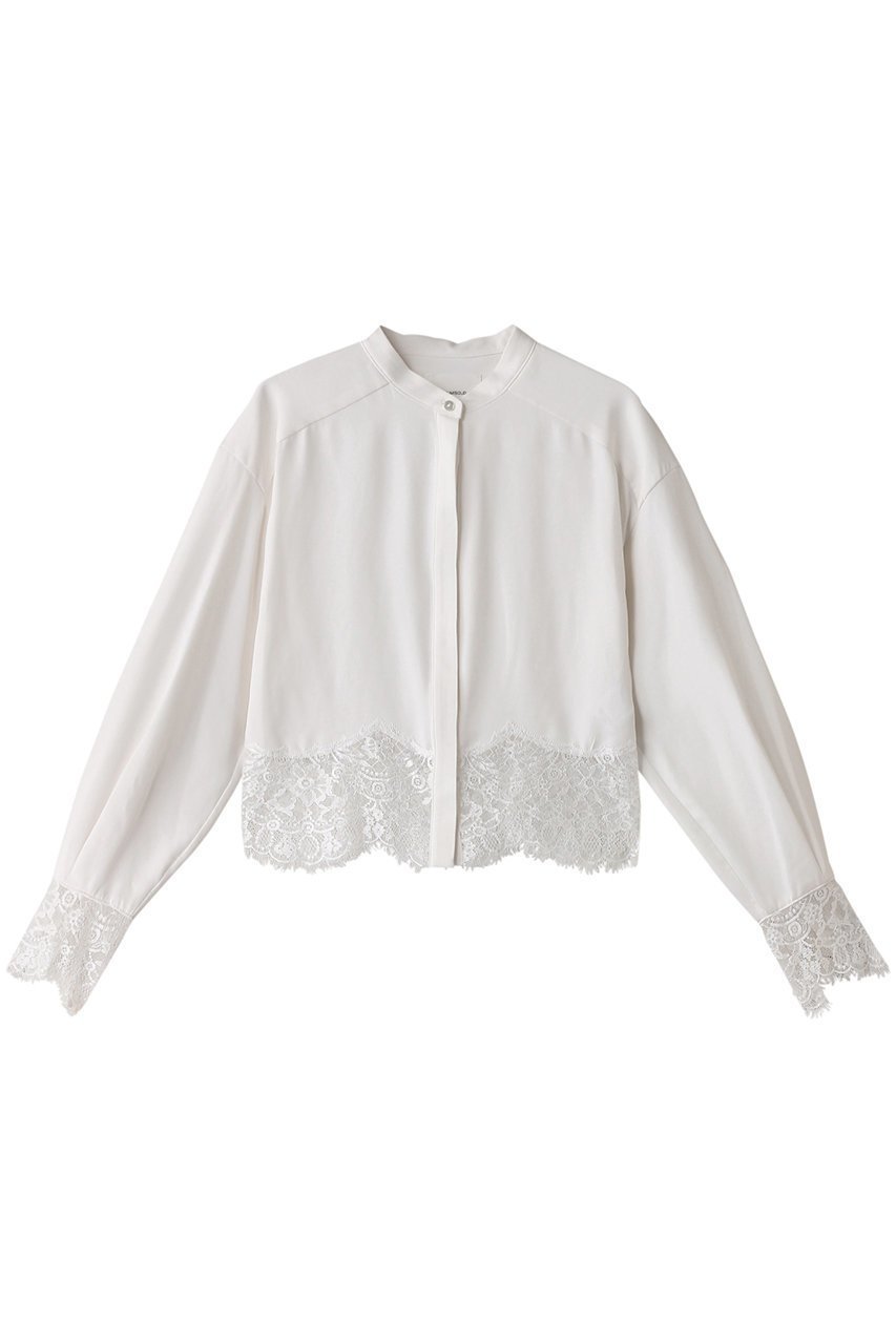 【ミディウミソリッド/MIDIUMISOLID】のlace cutwork shirt シャツ 人気、トレンドファッション・服の通販 founy(ファニー) 　ファッション　Fashion　レディースファッション　WOMEN　トップス・カットソー　Tops/Tshirt　シャツ/ブラウス　Shirts/Blouses　サテン　Satin　スリーブ　Sleeve　パーティ　Party　レース　Race　ロング　Long　NEW・新作・新着・新入荷　New Arrivals　 other-1|ID: prp329100004174010 ipo3291000000028924854