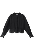 【ミディウミソリッド/MIDIUMISOLID】のlace cutwork shirt シャツ black|ID:prp329100004174010