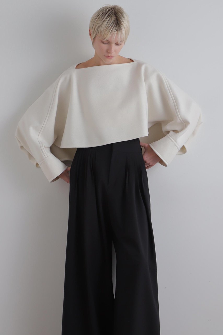 【ル フィル/LE PHIL】のニードルパンチジャージーショートプルオーバー 人気、トレンドファッション・服の通販 founy(ファニー) 　ファッション　Fashion　レディースファッション　Fashion for Women　トップス・カットソー　Cut & Sew Tops　ニット　Knit Tops & Sweaters　カジュアルプルオーバー・ニットトップス　Pullovers & Knit Tops / Casual Pullovers　ウォーム　Warm Fabric　カーディガン　Cardigan, Knitwear　クロップド　Cropped, Short Length　ダブル　Double, Double-Breasted　パターン　Pattern, Design Print　フォルム　Silhouette, Form　羽織　Haori, Light Jacket　other-7|ID: prp329100004174016 ipo3291000000035126056