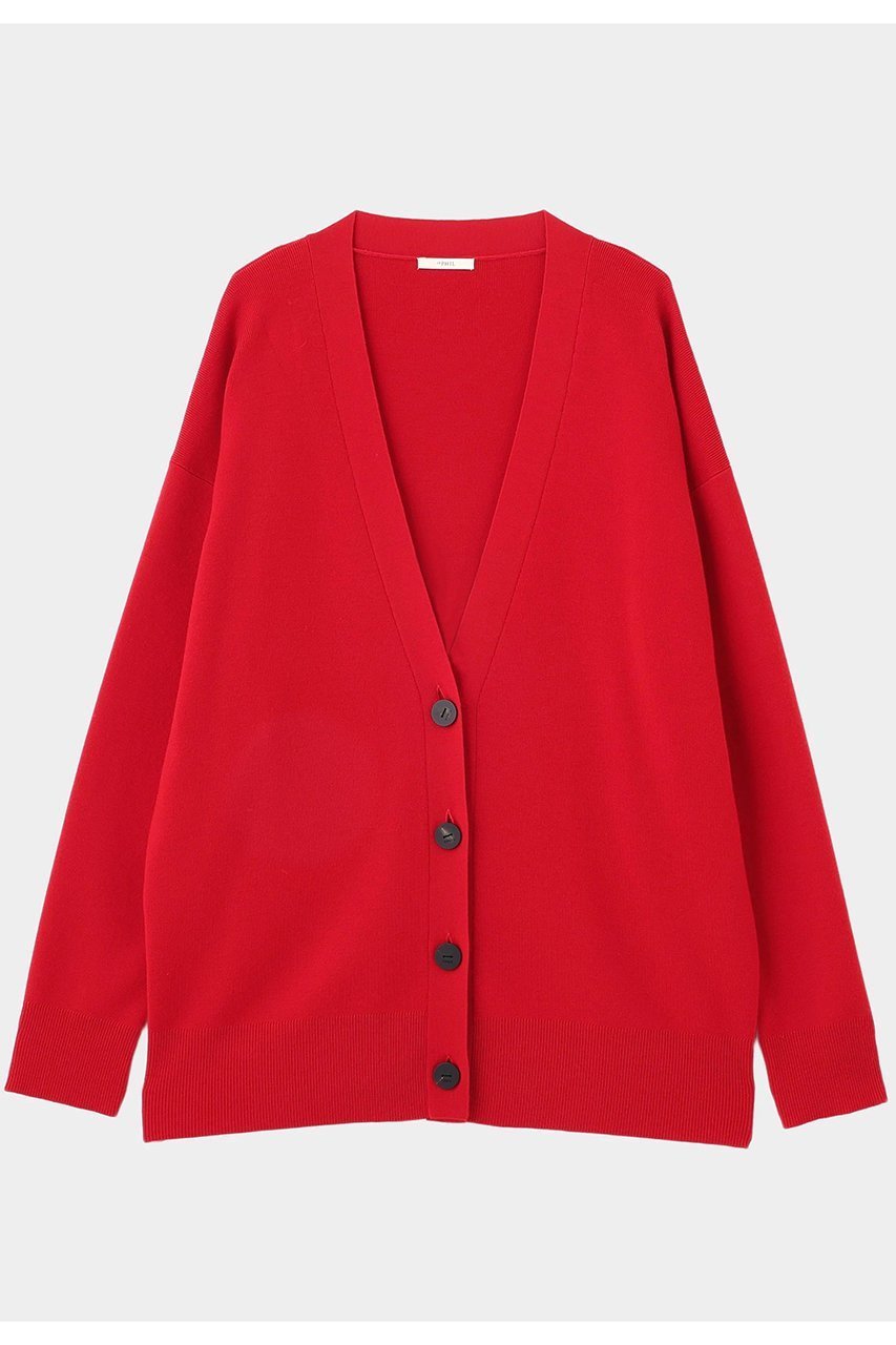 【ル フィル/LE PHIL】のウールオーバーサイズカーディガン インテリア・キッズ・メンズ・レディースファッション・服の通販 founy(ファニー) 　ファッション　Fashion　レディースファッション　Fashion for Women　トップス・カットソー　Cut & Sew Tops　ニット　Knit Tops & Sweaters　カーディガン・羽織り　Layered Style Cardigans　カジュアルプルオーバー・ニットトップス　Pullovers & Knit Tops / Casual Pullovers　おすすめ　Recommended / Our Picks　カーディガン　Cardigan, Knitwear　スタンダード　Standard, Basic　スリット　Slit, Slit Detail　セットアップ　Set-Up, Coordinated Outfit　タートル　Turtleneck, Turtle Collar　ボトム　Bottoms, Lower Wear　新作・新入荷　New Arrivals / New In　レッド|ID: prp329100004174023 ipo3291000000034176186