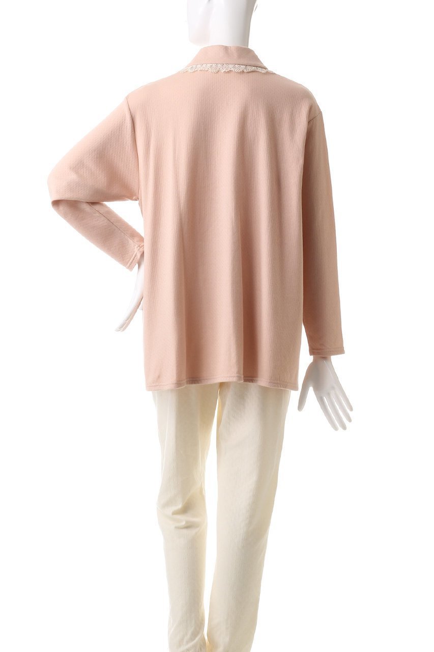 【ナナデコール/nanadecor】のスズランパジャマトップス 人気、トレンドファッション・服の通販 founy(ファニー) 　ファッション　Fashion　レディースファッション　Fashion for Women　トップス・カットソー　Cut & Sew Tops　おすすめ　Recommended / Our Picks　セットアップ　Set-Up, Coordinated Outfit　パジャマ　Pajamas, Sleepwear　フェミニン　Feminine, Girly　リラックス　Relax, Relaxed Fit　レース　Lace, Lace Fabric　other-4|ID: prp329100004179711 ipo3291000000033342235