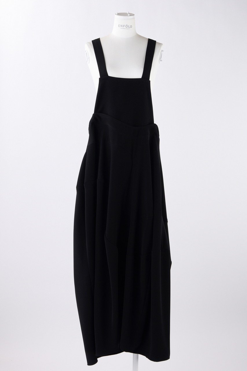 【エンフォルド/ENFOLD】のダブルサテン Jumper SK/スカート インテリア・キッズ・メンズ・レディースファッション・服の通販 founy(ファニー) 　ファッション　Fashion　レディースファッション　Fashion for Women　スカート　Skirts　ロングスカート　Long Skirts / Maxi & Midi Skirts　エレガント 上品　Elegant　サテン　Satin, Glossy Fabric　ダブル　Double, Double-Breasted　ロング　Long, Long-Length　ブラック|ID: prp329100004179716 ipo3291000000035509310