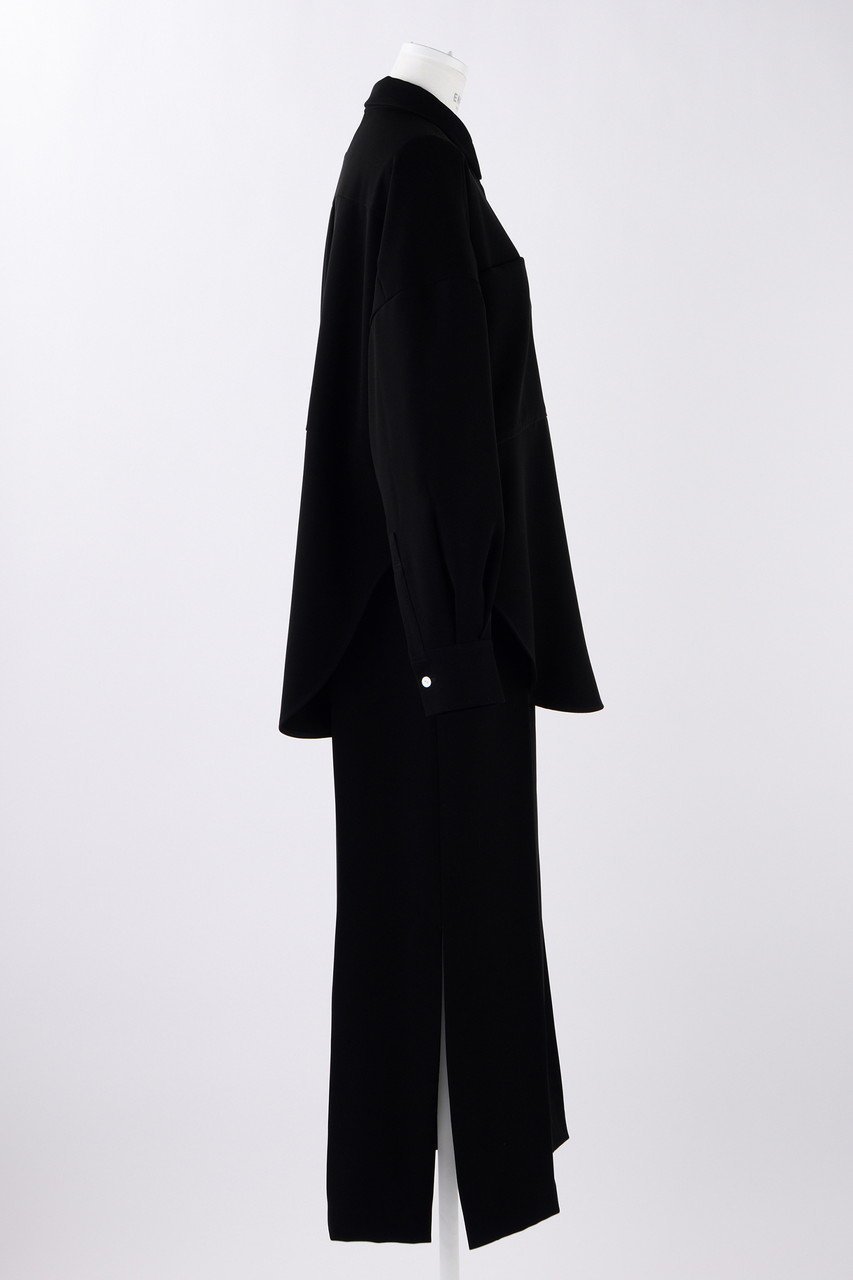 【エンフォルド/ENFOLD】のダブルサテン セットアップ DRS/ドレス 人気、トレンドファッション・服の通販 founy(ファニー) 　ファッション　Fashion　レディースファッション　Fashion for Women　ワンピース　Dresses　フォーマル・パーティードレス・結婚式用ドレス　Elegant & Casual Dresses　チュニック　Tunic Tops & Dresses　オケージョン　Occasion Wear　サテン　Satin, Glossy Fabric　セットアップ　Set-Up, Coordinated Outfit　センター　Center, Center Line　ダブル　Double, Double-Breasted　チュニック　Tunic, Long Top　ドレス　Dress, One-Piece　ロング　Long, Long-Length　other-4|ID: prp329100004179717 ipo3291000000032890434