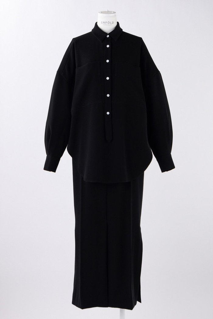 【エンフォルド/ENFOLD】のダブルサテン セットアップ DRS/ドレス インテリア・キッズ・メンズ・レディースファッション・服の通販 founy(ファニー) https://founy.com/ ファッション Fashion レディースファッション Fashion for Women ワンピース Dresses フォーマル・パーティードレス・結婚式用ドレス Elegant & Casual Dresses チュニック Tunic Tops & Dresses オケージョン Occasion Wear サテン Satin, Glossy Fabric セットアップ Set-Up, Coordinated Outfit センター Center, Center Line ダブル Double, Double-Breasted チュニック Tunic, Long Top ドレス Dress, One-Piece ロング Long, Long-Length |ID: prp329100004179717 ipo3291000000035365983