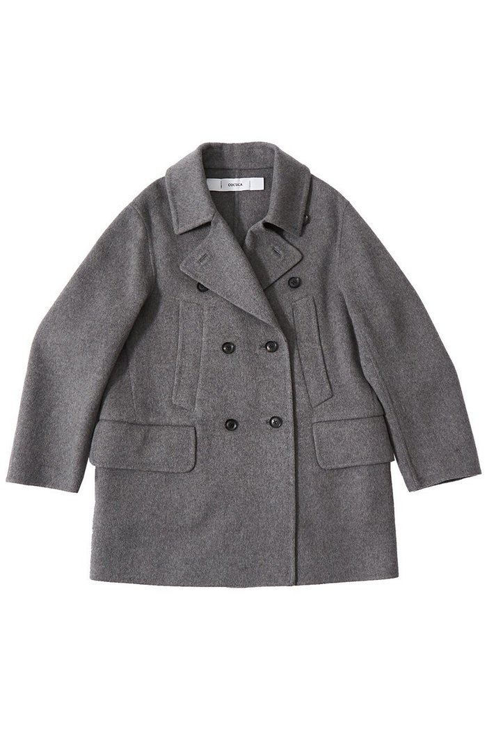 【ザ ストア バイ シー/THE STORE by C】のダブルフェイスPコート インテリア・キッズ・メンズ・レディースファッション・服の通販 founy(ファニー) https://founy.com/ ファッション Fashion レディースファッション Fashion for Women アウター Coat / Outerwear Collection コート・ロングコート・ピーコート Long Coats, Peacoats & More Pコート Pea Coats クラシック Classic, Timeless Style ダブル Double, Double-Breasted フェイス Face, Facial Design フラップ Flap, Flap Pocket ポケット Pocket, Pocket Detail ロング Long, Long-Length |ID: prp329100004179722 ipo3291000000032945747