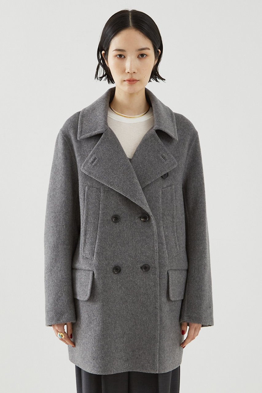 【ザ ストア バイ シー/THE STORE by C】のダブルフェイスPコート 人気、トレンドファッション・服の通販 founy(ファニー) 　ファッション　Fashion　レディースファッション　Fashion for Women　アウター　Coat / Outerwear Collection　コート・ロングコート・ピーコート　Long Coats, Peacoats & More　Pコート　Pea Coats　クラシック　Classic, Timeless Style　ダブル　Double, Double-Breasted　フェイス　Face, Facial Design　フラップ　Flap, Flap Pocket　ポケット　Pocket, Pocket Detail　ロング　Long, Long-Length　other-4|ID: prp329100004179722 ipo3291000000032945777