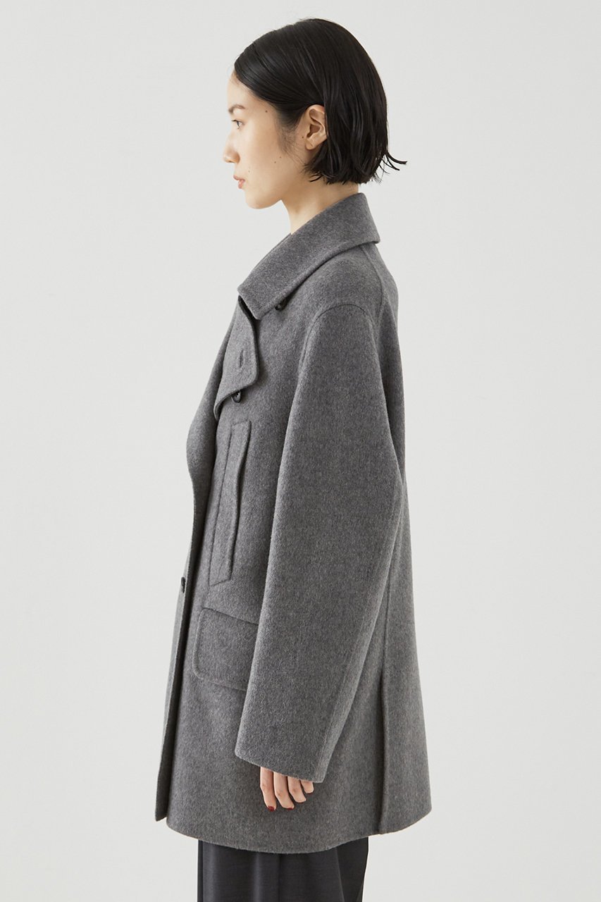 【ザ ストア バイ シー/THE STORE by C】のダブルフェイスPコート 人気、トレンドファッション・服の通販 founy(ファニー) 　ファッション　Fashion　レディースファッション　Fashion for Women　アウター　Coat / Outerwear Collection　コート・ロングコート・ピーコート　Long Coats, Peacoats & More　Pコート　Pea Coats　クラシック　Classic, Timeless Style　ダブル　Double, Double-Breasted　フェイス　Face, Facial Design　フラップ　Flap, Flap Pocket　ポケット　Pocket, Pocket Detail　ロング　Long, Long-Length　other-5|ID: prp329100004179722 ipo3291000000032945784