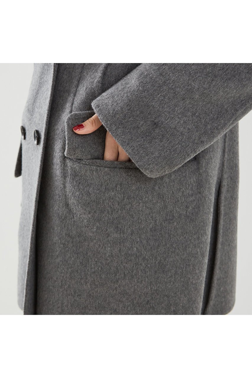 【ザ ストア バイ シー/THE STORE by C】のダブルフェイスPコート 人気、トレンドファッション・服の通販 founy(ファニー) 　ファッション　Fashion　レディースファッション　Fashion for Women　アウター　Coat / Outerwear Collection　コート・ロングコート・ピーコート　Long Coats, Peacoats & More　Pコート　Pea Coats　クラシック　Classic, Timeless Style　ダブル　Double, Double-Breasted　フェイス　Face, Facial Design　フラップ　Flap, Flap Pocket　ポケット　Pocket, Pocket Detail　ロング　Long, Long-Length　other-7|ID: prp329100004179722 ipo3291000000032945797