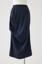 【リムアーク/RIM.ARK】のTuck asymmetry SK/スカート 人気、トレンドファッション・服の通販 founy(ファニー) ファッション Fashion レディースファッション Fashion for Women スカート Skirts ロングスカート Long Skirts / Maxi & Midi Skirts アシンメトリー Asymmetrical Style サテン Satin, Glossy Fabric シルク Silk, 100% Silk フォーマル Formal, Dressy ロング Long, Long-Length エレガント 上品 Elegant thumbnail ネイビー|ID: prp329100004179723 ipo3291000000034970732