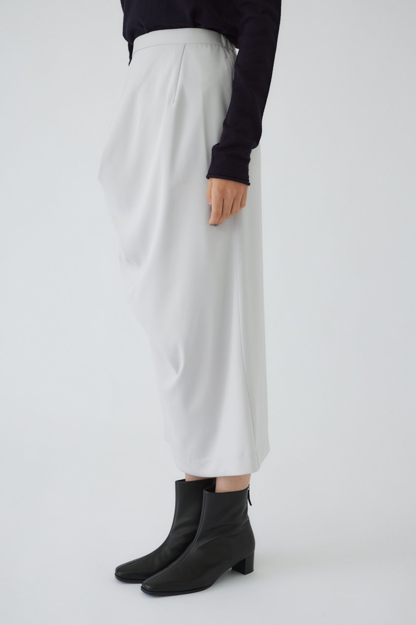 【リムアーク/RIM.ARK】のTuck asymmetry SK/スカート 人気、トレンドファッション・服の通販 founy(ファニー) 　ファッション　Fashion　レディースファッション　Fashion for Women　スカート　Skirts　ロングスカート　Long Skirts / Maxi & Midi Skirts　アシンメトリー　Asymmetrical Style　サテン　Satin, Glossy Fabric　シルク　Silk, 100% Silk　フォーマル　Formal, Dressy　ロング　Long, Long-Length　エレガント 上品　Elegant　other-4|ID: prp329100004179723 ipo3291000000034970736