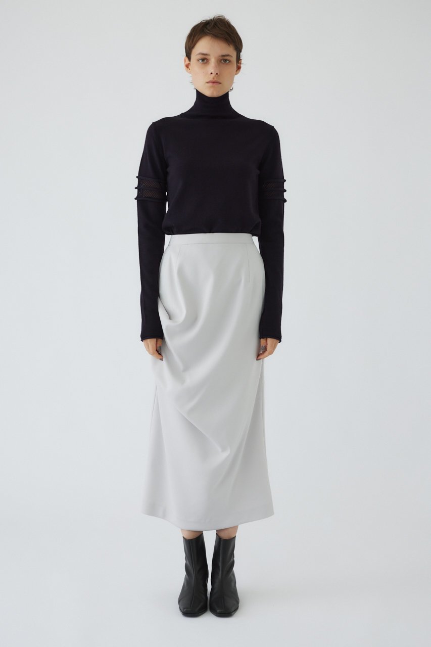 【リムアーク/RIM.ARK】のTuck asymmetry SK/スカート 人気、トレンドファッション・服の通販 founy(ファニー) 　ファッション　Fashion　レディースファッション　Fashion for Women　スカート　Skirts　ロングスカート　Long Skirts / Maxi & Midi Skirts　アシンメトリー　Asymmetrical Style　サテン　Satin, Glossy Fabric　シルク　Silk, 100% Silk　フォーマル　Formal, Dressy　ロング　Long, Long-Length　エレガント 上品　Elegant　other-8|ID: prp329100004179723 ipo3291000000034970740