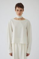 【リムアーク/RIM.ARK】のShoulder volume scarf set/ブラウス 人気、トレンドファッション・服の通販 founy(ファニー) ファッション Fashion レディースファッション WOMEN トップス・カットソー Tops/Tshirt シャツ/ブラウス Shirts/Blouses スカーフ Scarf ストライプ Stripe スリーブ Sleeve ロング Long |ID:prp329100004179724