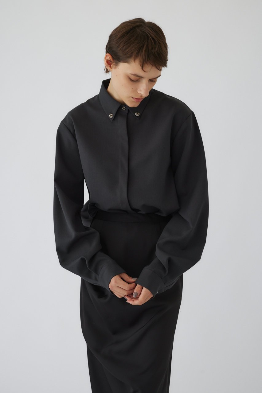 【リムアーク/RIM.ARK】のDress up SH/シャツ 人気、トレンドファッション・服の通販 founy(ファニー) 　ファッション　Fashion　レディースファッション　Fashion for Women　トップス・カットソー　Cut & Sew Tops　シャツ・ブラウス・オフィスカジュアル　Elegant Blouses & Button-Ups　ワンピース　Dresses　フォーマル・パーティードレス・結婚式用ドレス　Elegant & Casual Dresses　アクセサリー　Fashion Accessories　スリーブ　Sleeve, Long Sleeve / Short Sleeve　メランジ　Melange, Mixed Yarn　ロング　Long, Long-Length　other-8|ID: prp329100004179726 ipo3291000000032881345
