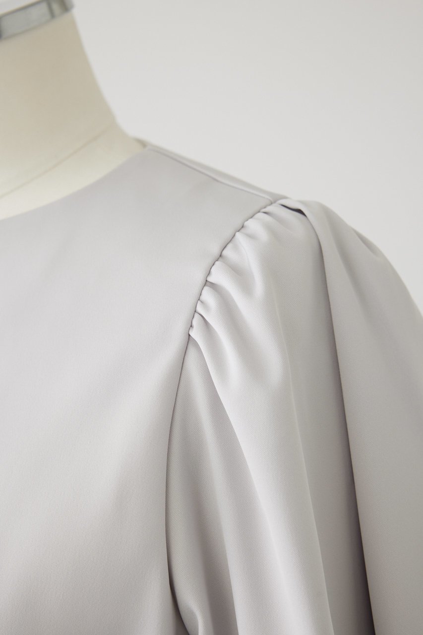 【リムアーク/RIM.ARK】のVolume sleeve short JK/ジャケット 人気、トレンドファッション・服の通販 founy(ファニー) 　ファッション　Fashion　レディースファッション　WOMEN　アウター　Coat Outerwear　ジャケット　Jackets　アクセサリー　Accessories　サテン　Satin　シルク　Silk　ジップ　Zip　ジャケット　Jacket　スリーブ　Sleeve　フォーマル　Formal　エレガント 上品　Elegant　other-4|ID: prp329100004179728 ipo3291000000032377161