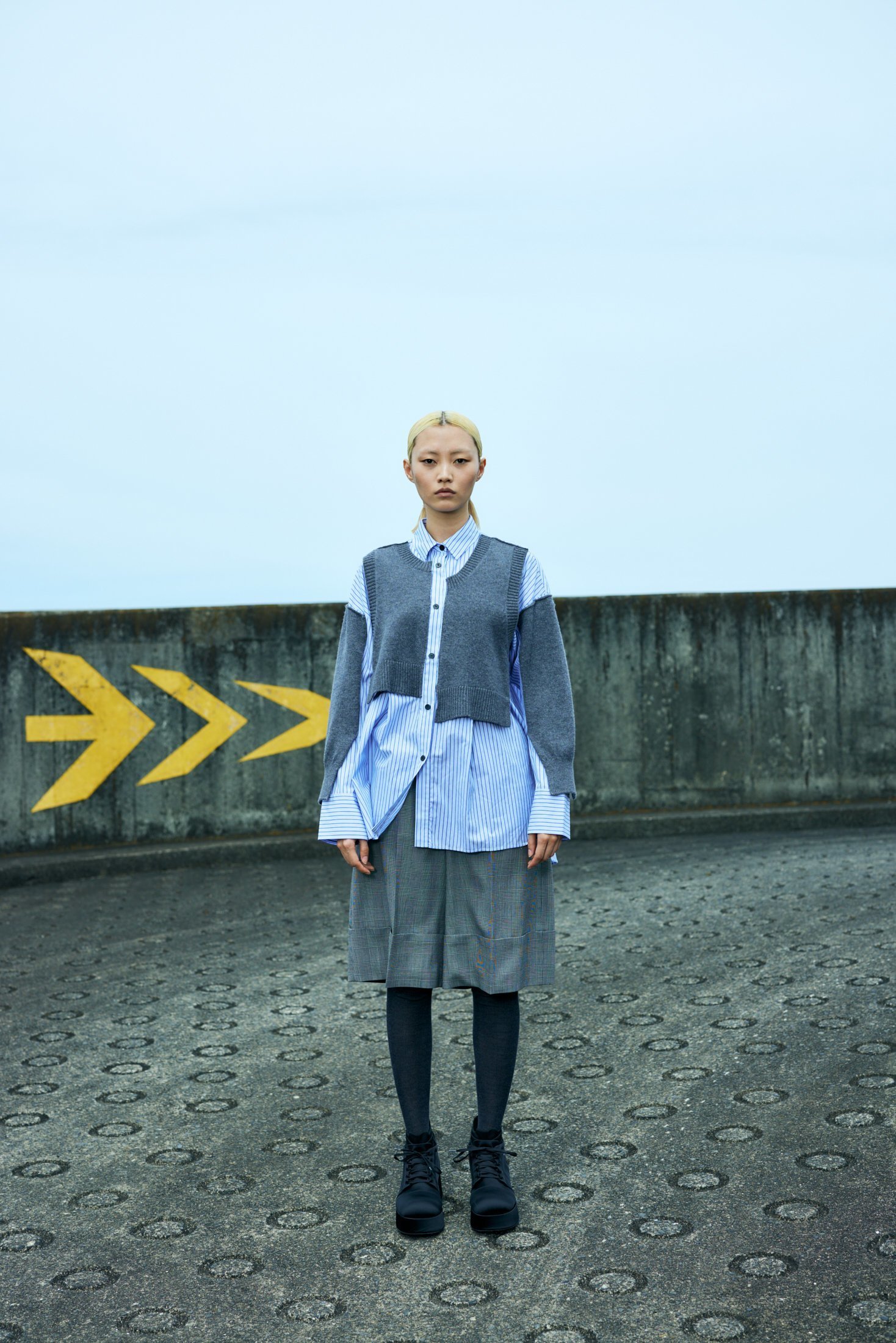 【エンフォルド/ENFOLD】のKnit Combi SH/シャツ 人気、トレンドファッション・服の通販 founy(ファニー) ファッション Fashion レディースファッション Fashion for Women トップス・カットソー Cut & Sew Tops ニット Knit Tops & Sweaters シャツ・ブラウス・オフィスカジュアル Elegant Blouses & Button-Ups コンビ Combo, Combination Style スリーブ Sleeve, Long Sleeve / Short Sleeve ロング Long, Long-Length other-5|ID: prp329100004179734 ipo3291000000032888981