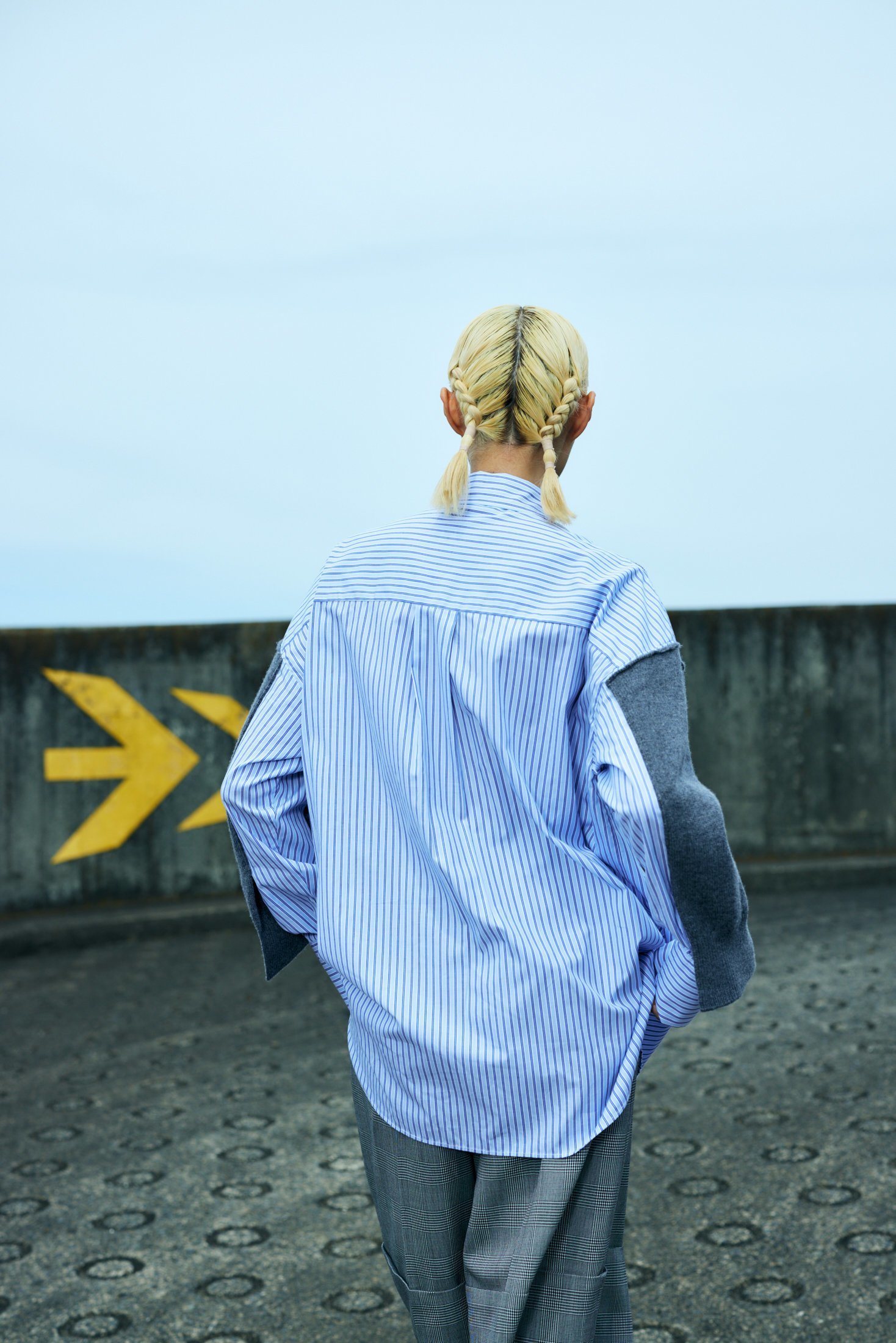 【エンフォルド/ENFOLD】のKnit Combi SH/シャツ 人気、トレンドファッション・服の通販 founy(ファニー) ファッション Fashion レディースファッション Fashion for Women トップス・カットソー Cut & Sew Tops ニット Knit Tops & Sweaters シャツ・ブラウス・オフィスカジュアル Elegant Blouses & Button-Ups コンビ Combo, Combination Style スリーブ Sleeve, Long Sleeve / Short Sleeve ロング Long, Long-Length other-7|ID: prp329100004179734 ipo3291000000032888995