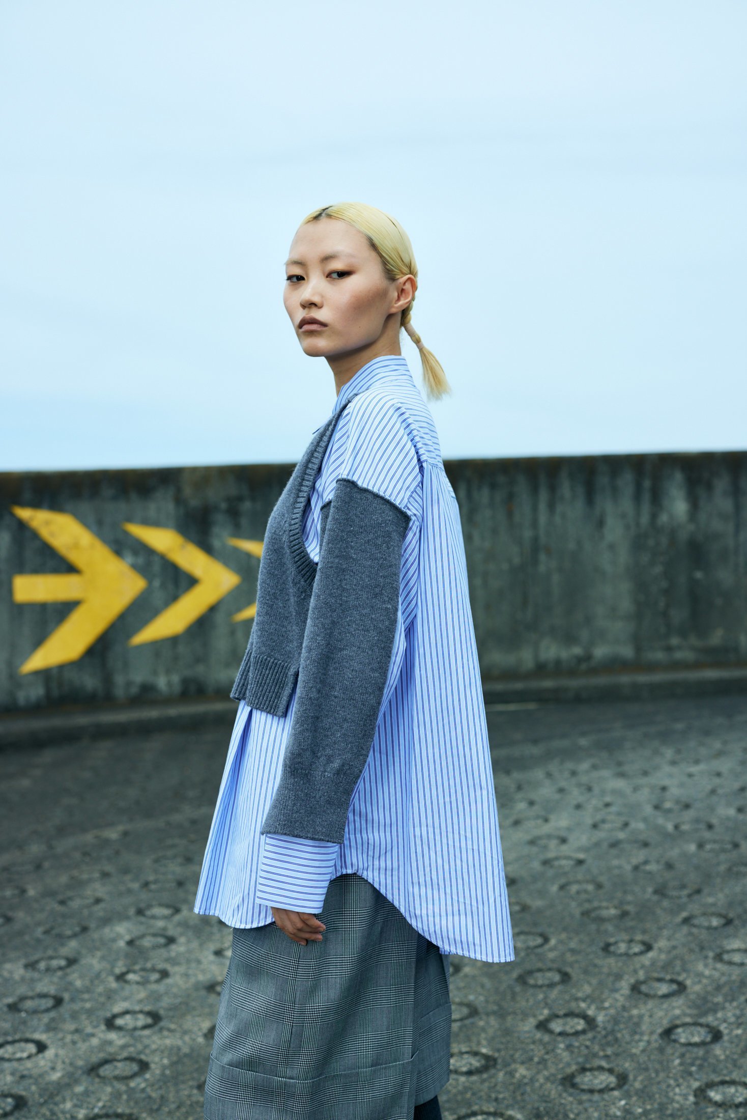 【エンフォルド/ENFOLD】のKnit Combi SH/シャツ 人気、トレンドファッション・服の通販 founy(ファニー) ファッション Fashion レディースファッション Fashion for Women トップス・カットソー Cut & Sew Tops ニット Knit Tops & Sweaters シャツ・ブラウス・オフィスカジュアル Elegant Blouses & Button-Ups コンビ Combo, Combination Style スリーブ Sleeve, Long Sleeve / Short Sleeve ロング Long, Long-Length other-6|ID: prp329100004179734 ipo3291000000036059711