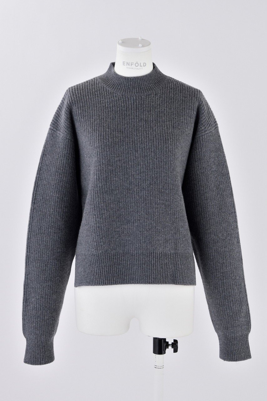 【エンフォルド/ENFOLD】のDROPショルダー P.O/プルオーバー インテリア・キッズ・メンズ・レディースファッション・服の通販 founy(ファニー) ファッション Fashion レディースファッション Fashion for Women トップス・カットソー Cut & Sew Tops ニット Knit Tops & Sweaters カジュアルプルオーバー・ニットトップス Pullovers & Knit Tops / Casual Pullovers おすすめ Recommended / Our Picks カットソー Cut and Sewn Top ショルダー Shoulder, Shoulder Strap チャコールグレー|ID: prp329100004179735 ipo3291000000032921981