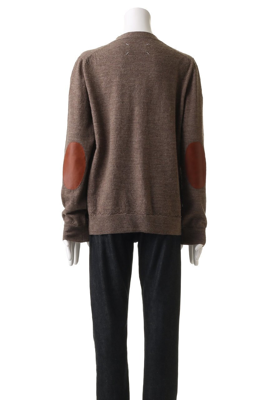 【メゾン マルジェラ/MAISON MARGIELA / MEN】の【MEN】エルボーパッチ Vネック ウール カーディガン 人気、トレンドファッション・服の通販 founy(ファニー) 　ファッション　Fashion　メンズファッション　MEN　カーディガン　Cardigan　ベーシック　Basic　other-4|ID: prp329100004179746 ipo3291000000031393843